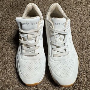 Skechers Classic White Athletic Shoes